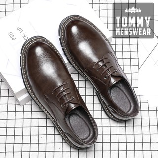 Giày Đốc Nam - TẶNG TẤT - Giày Tây Nam Cổ Ngắn Thời Thượng GNK21