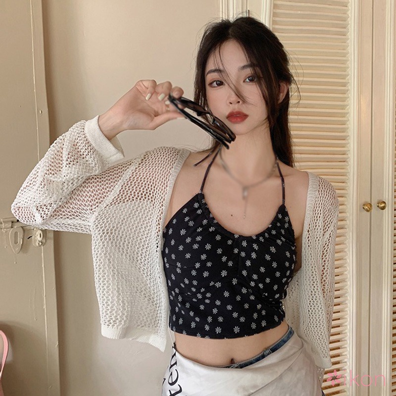 Áo hai dây In Hoa Dáng Ôm Gợi Cảm Thời Trang Dành Cho Nữ