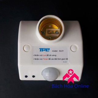 Đui đèn cảm biến chuyển động hồng ngoại SL01