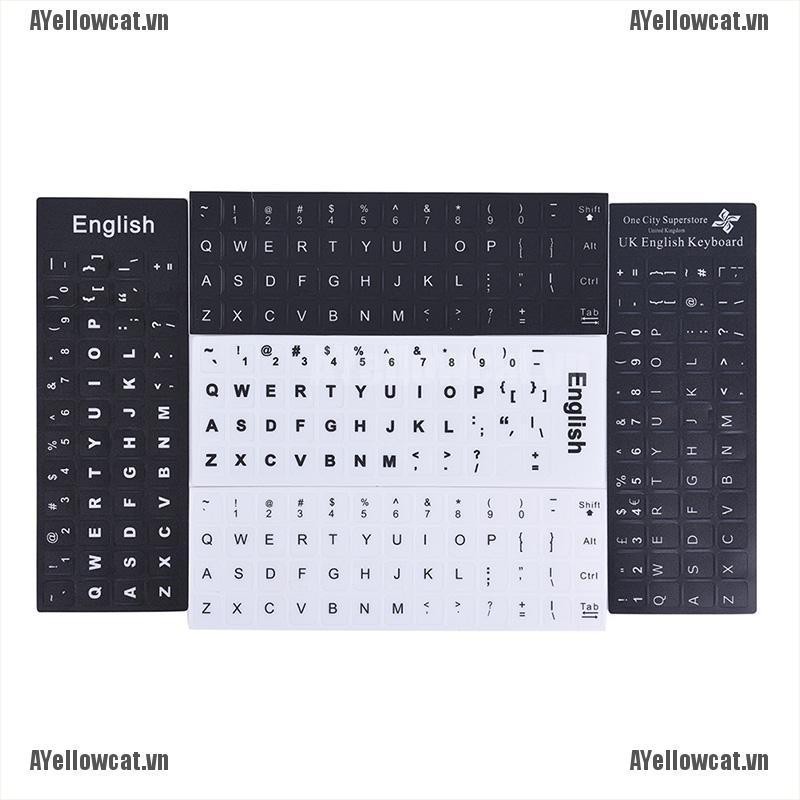 Sticker dán bàn phím ayc tiếng Anh cho máy tính | BigBuy360 - bigbuy360.vn