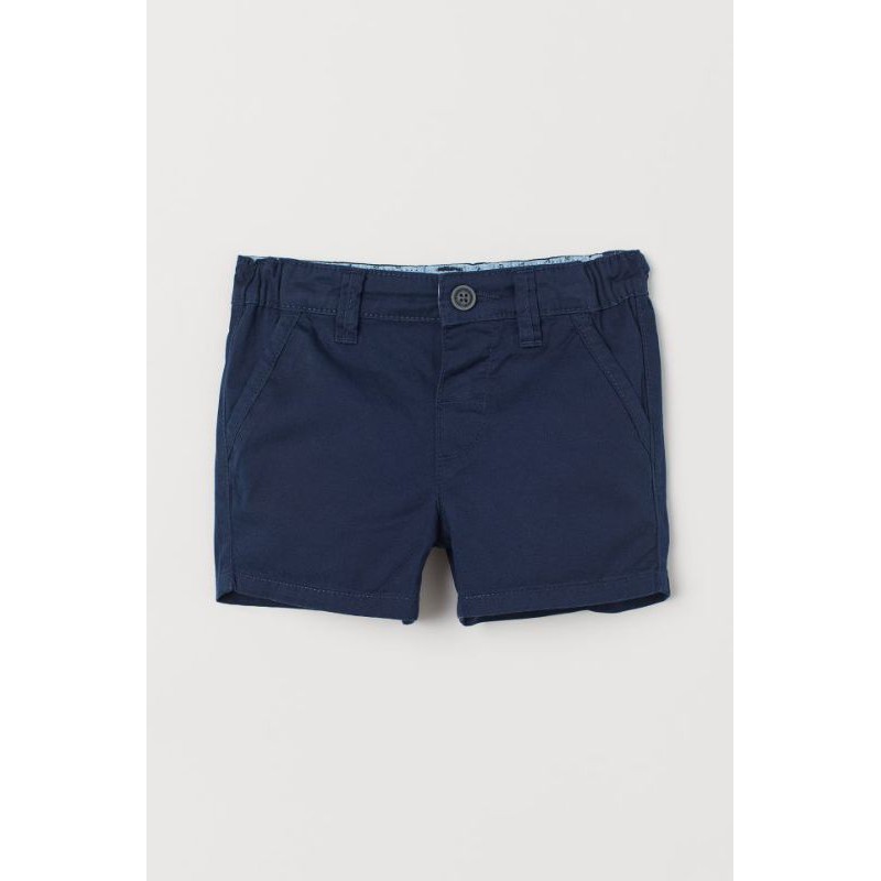 Quần short kaki xanh than HM US/UK/JP sz 4-6m đến 3-4y