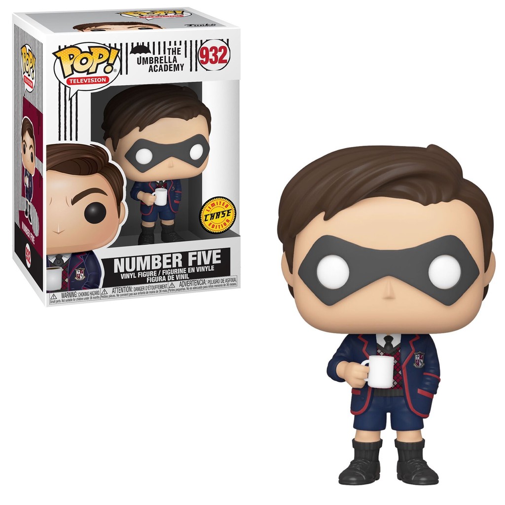 Đồ chơi mô hình funko pop 932 Number Five (Mask) Chase - The Umbrella Academy