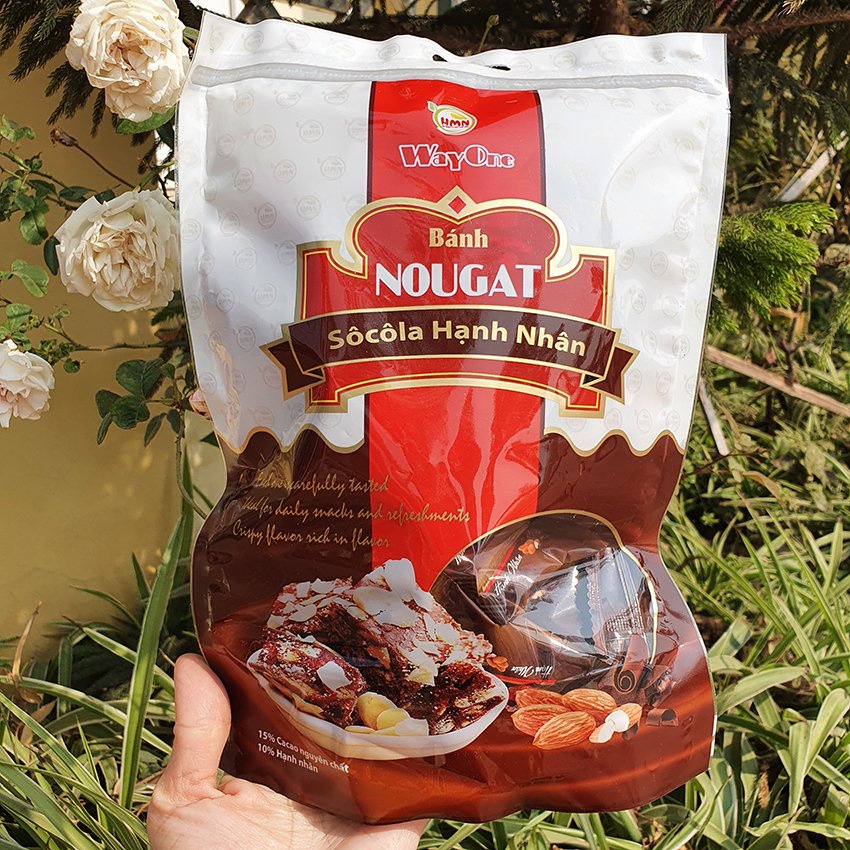 BÁNH NOUGAT SOCOLA HẠNH NHÂN - GÓI 250G