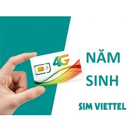 SIM NĂM SINH 9X - SIM VIETTEL TRẢ TRƯỚC SỐ ĐẸP