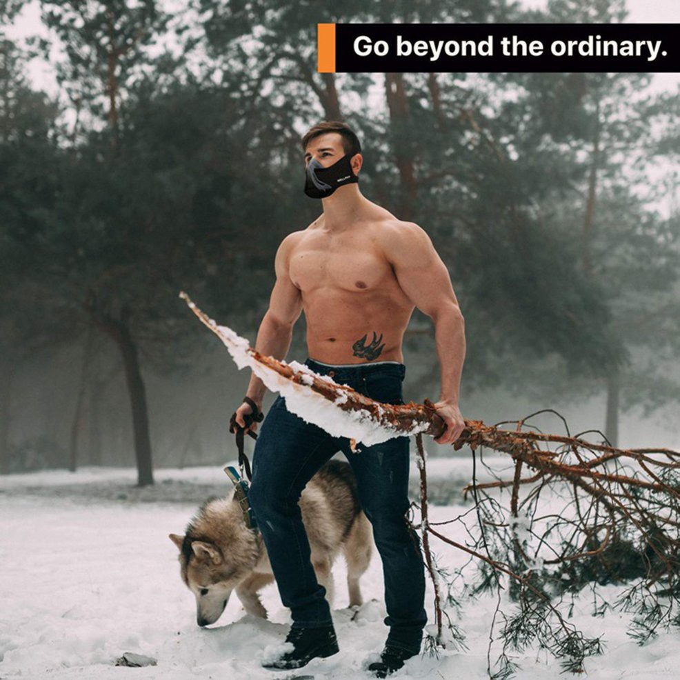 Khẩu trang tập thể thao cản oxy chuyên dụng