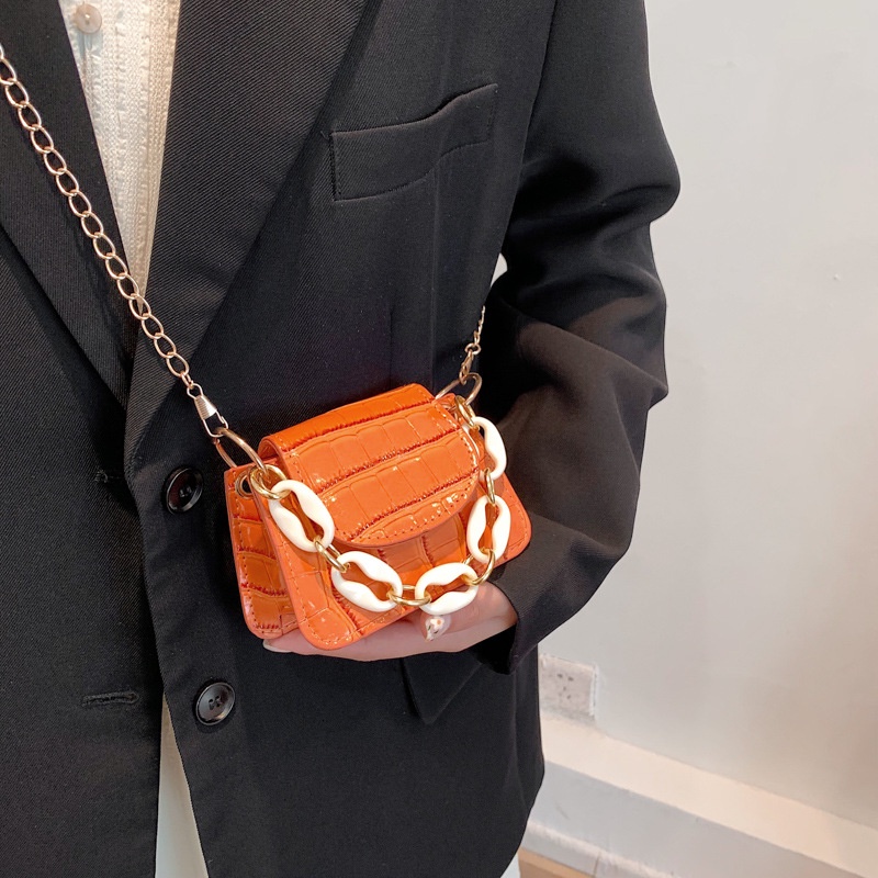 Túi đeo chéo mini IELGY phong cách cổ điển thời trang tùy chọn màu sắc cho nữ