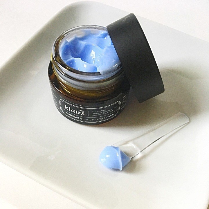 Kem dưỡng đêm Klairs Midnight Blue Calming Cream làm dịu da, phù hợp với da nhạy cảm - mỹ phẩm Yumi Beauty
