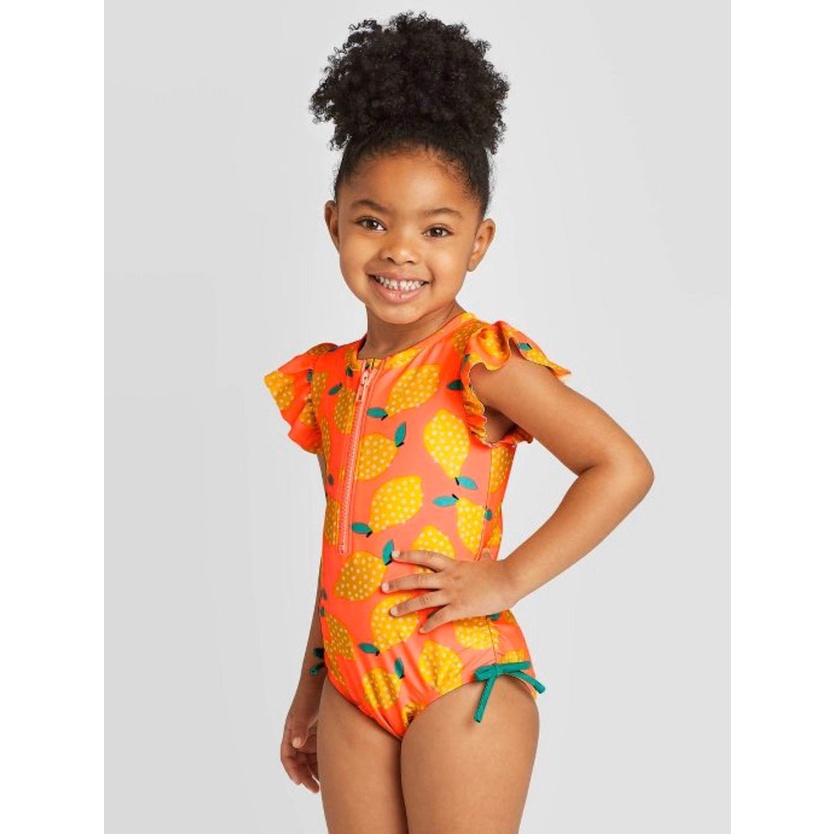 Đồ bơi bikini tay cánh tiên chống nắng hàng cat jack xuất xịn cho bé gái