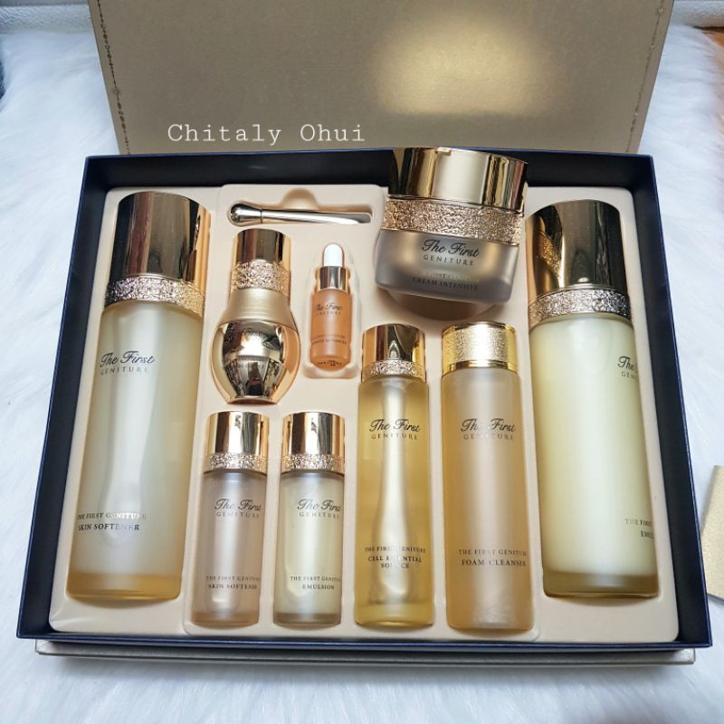 🌸Set dưỡng da Ohui The First, Nước hoa hồng, sữa dưỡng, kem dưỡng và mini