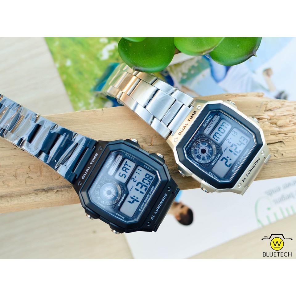 Đồng hồ Nam SKMEI 1335 Điện tử dây thép | BigBuy360 - bigbuy360.vn