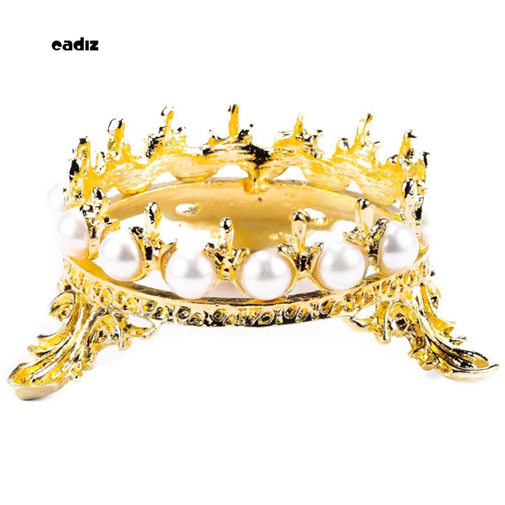 [Hàng mới về] Giá đỡ cọ vẽ móng nghệ thuật bằng kim loại với thiết kế đính ngọc trai giả bắt mắt chuyên dụng