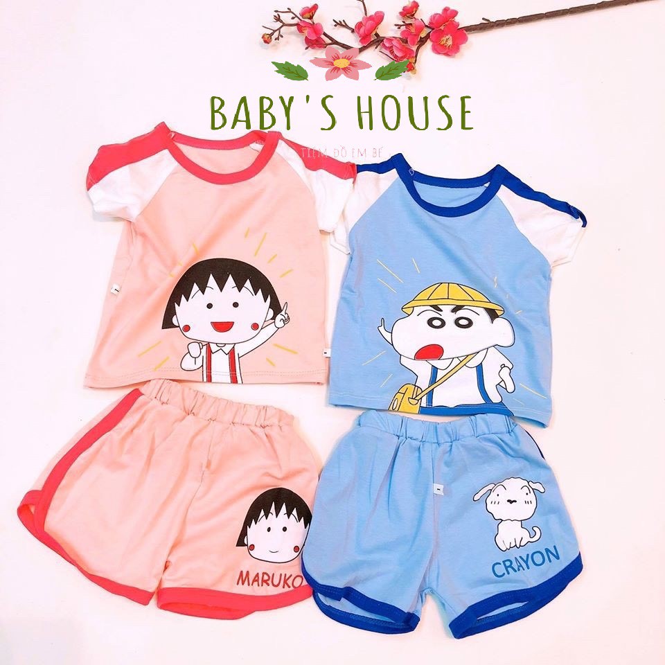 Bộ maruco and shin cho bé trai, bé gái - Baby's house