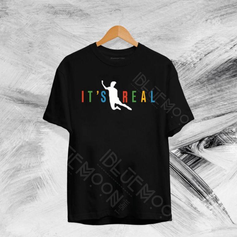 ⚡Áo thun tay lỡ Hottrend Cú sút, Cú ngã Văn toàn It' Real ⚡ Phông nam nữ unisex chất coton Freesize