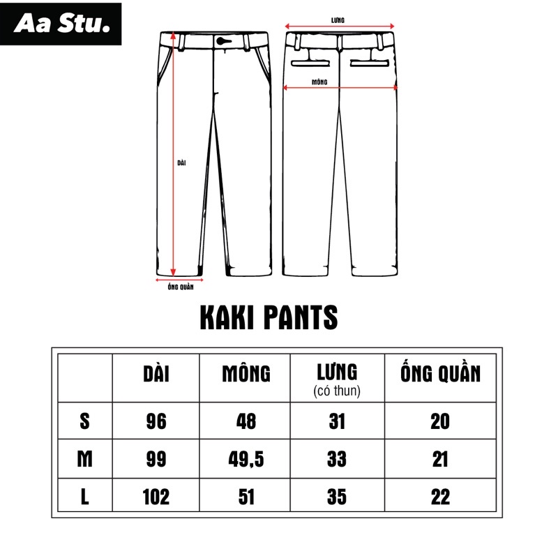 BASIC KAKI PANTS - LIGHT GREEN / QUẦN KAKI CƠ BẢN ỐNG SUÔNG