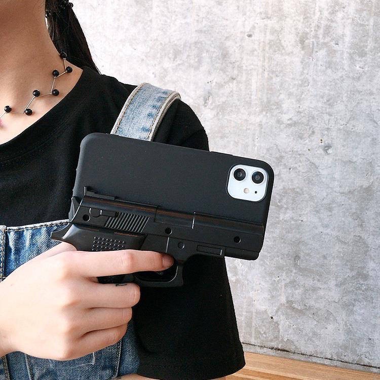 Hộp đựng điện thoại di động loại súng lục đồ chơi vui nhộn trí thun ngắn tay | BigBuy360 - bigbuy360.vn