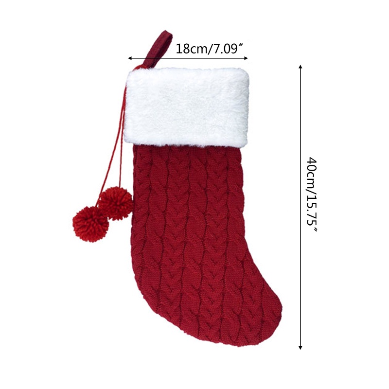 Youyo Vớ Len Nhồi Bông Mềm Mại Treo Trang Trí Cây Thông Giáng Sinh Cho Gia Đình