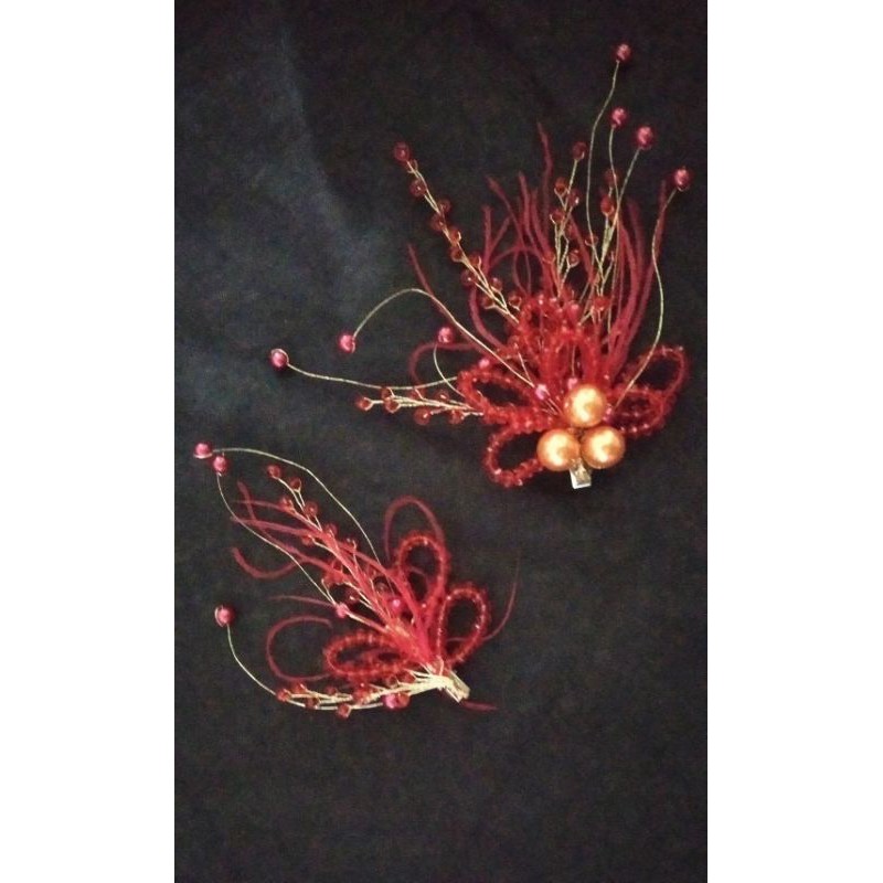 cặp cài đỏ 75k