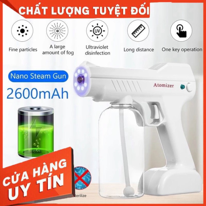 [Máy Phun Khử Khuẩn Nano], Máy Xịt Khử Khuẩn Cầm Tay Chống Dịch Bảo Vệ An Toàn, Hiểu Quả Cho Gia Đình PK KuBen