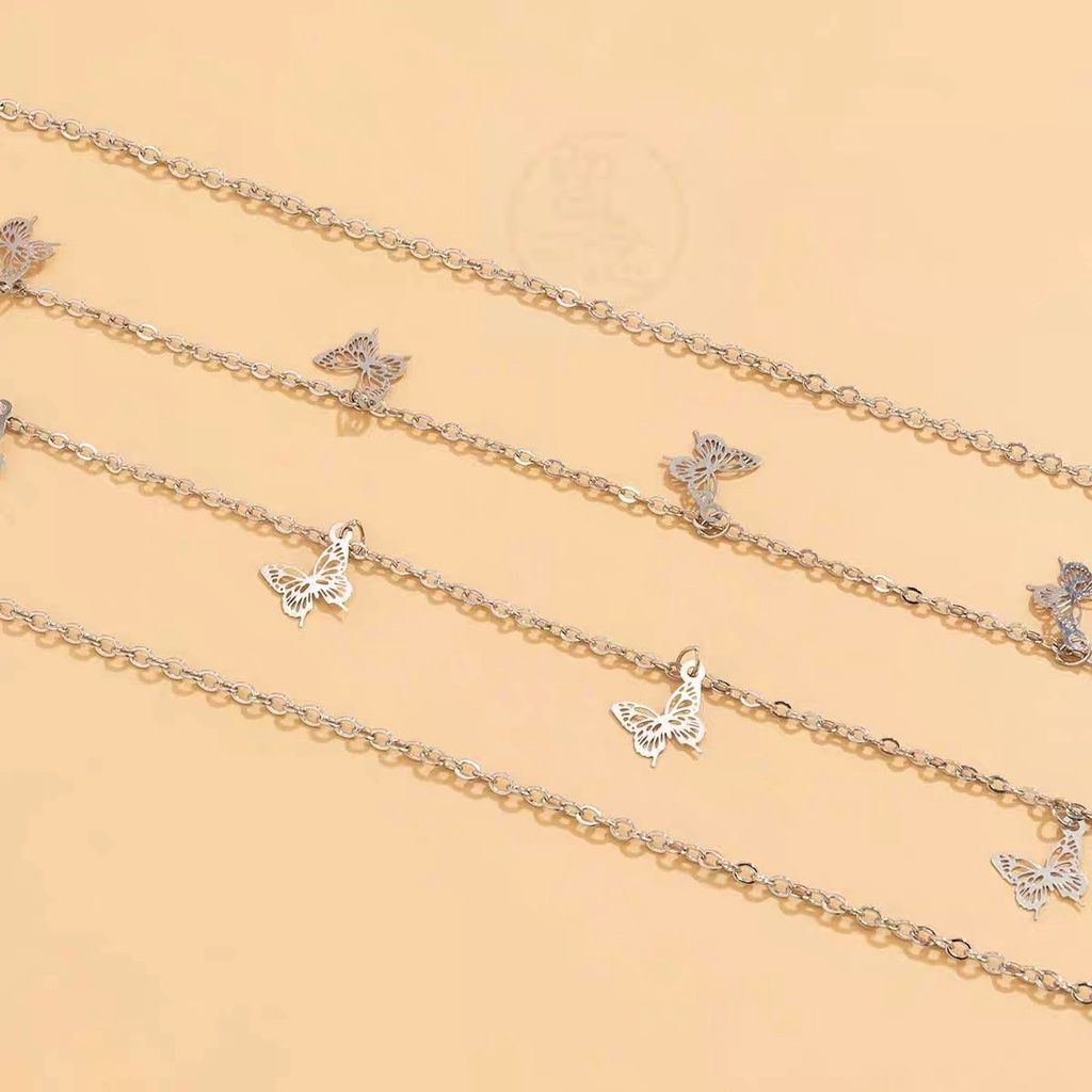 Chain xích thắt vòng eo chuỗi Butterfly đơn giản cá tính dành cho nữ