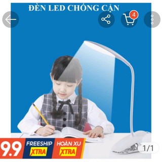 Đèn học sinh chống cận có đế kẹp .