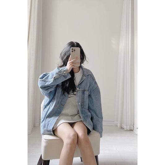 Áo Khoác Jeans Form Rộng - SINNA STORE