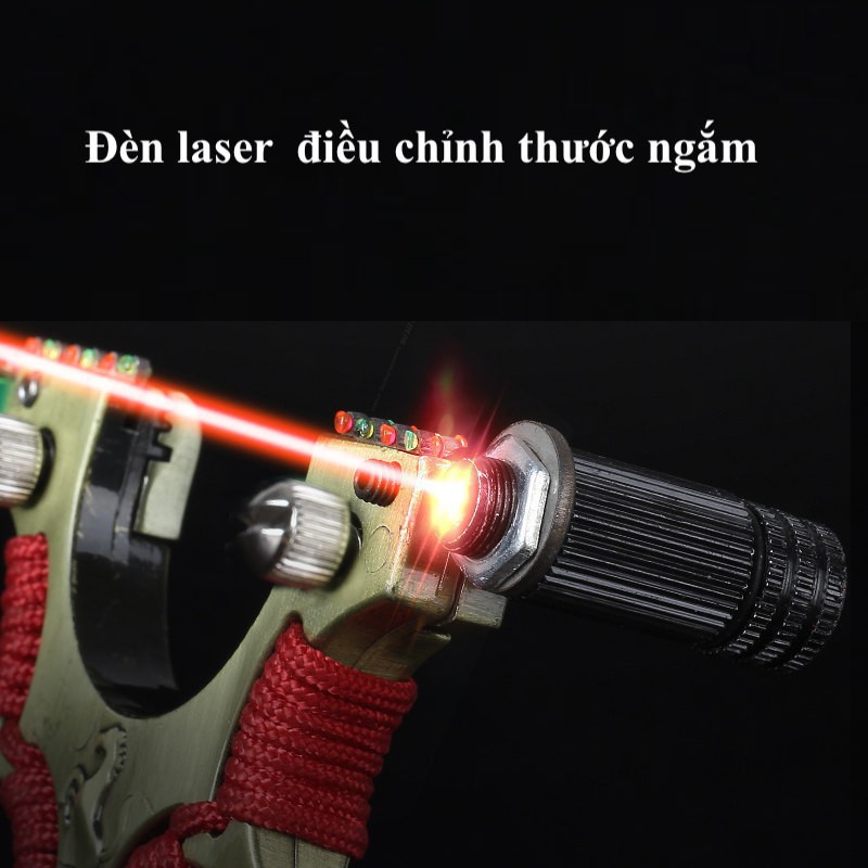 Ná cao su laser ngựa {ná+3 dây+2 túi bi)