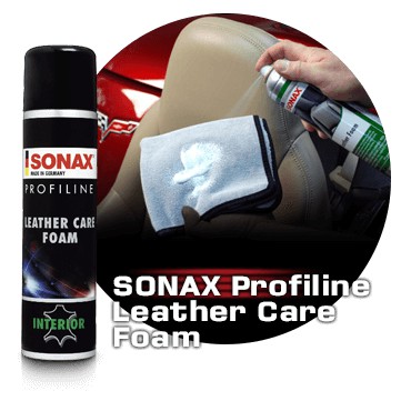 Bọt làm sạch bảo dưỡng da Sonax Leather care foam 289300