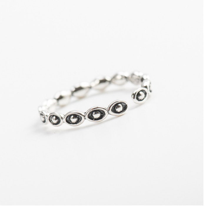 Nhẫn Bạc Thái Thiết Kế Độc Đáo Cá Tính Cho Nữ N1753 - Bảo Ngọc Jewelry