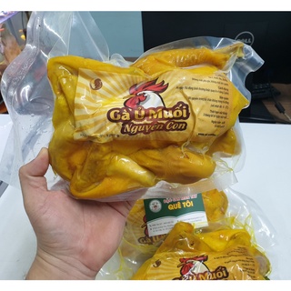 Gà ủ muối tiêu (NGUYÊN CON LÀM GÀ CÚNG) - 1 con Gà Ri (1kg-1,2kg/1 con) ủ muối nguyên con- Ship HCM siêu tốc 1-2h