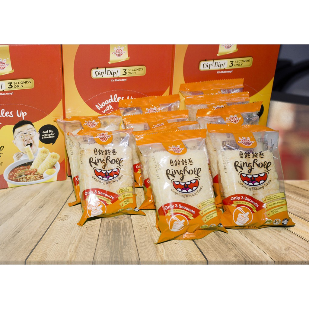 Hủ Trúc Cuộn EB Malaysia Nhúng  ăn liền 24 cuộn/hộp