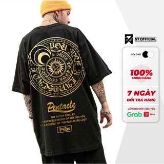 Áo thun PENTACLE ZODIAC Unisex N7 Basic Tee mùa hè nam nữ tay lỡ oversize form rộng đường phố phong cách Hàn Quốc