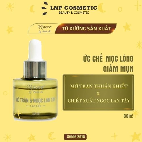 Mỡ trăn ngọc lan tây cao cấp N STORE, serum mỡ trăn triệt lông bikini, toàn thân 30ml