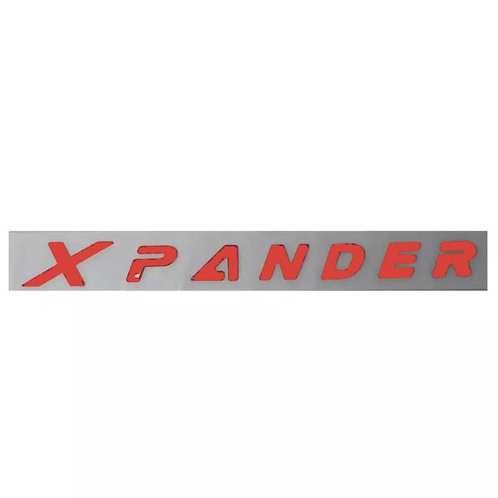 Chữ nổi Xpander dán capo xe ô tô