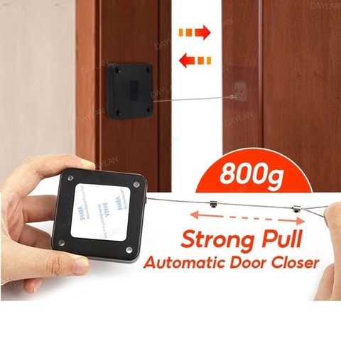 Hộp dây rút hỗ trợ đóng cửa tự động không cần khoan 1.2m và 1000g