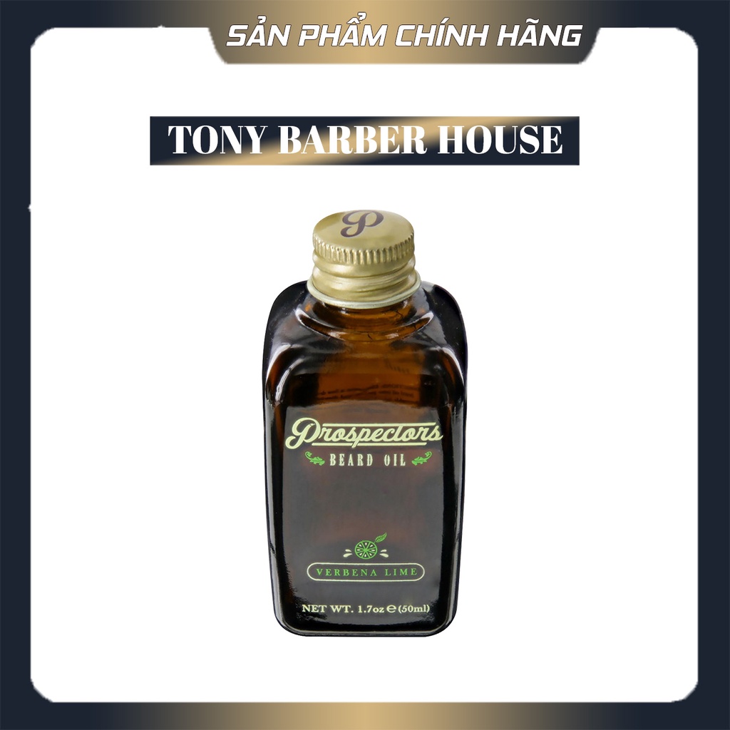 Dầu dưỡng râu Prospectors Verbena Lime Beard Oil 50ml