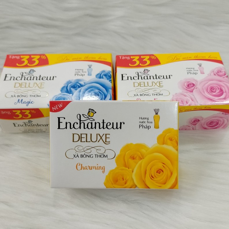 Xà bông cục Enchanteur hương nước hoa Pháp 90g