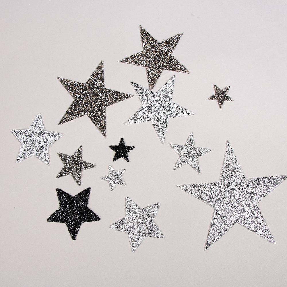 Miếng dán quần áo hình ngôi sao phong cách thời trang độc đáo