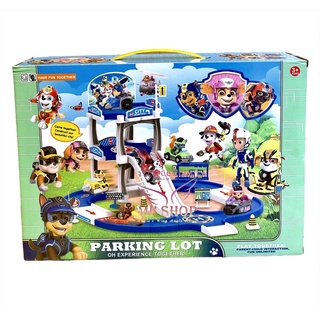 Ảnh thật ✨ Bộ Ray Cầu Tuột Chó Cứu Hộ Paw Patrol 675 Không Dùng Pin ✨ Tặng kèm 4 xe chó mini ngẫu nhiên màu