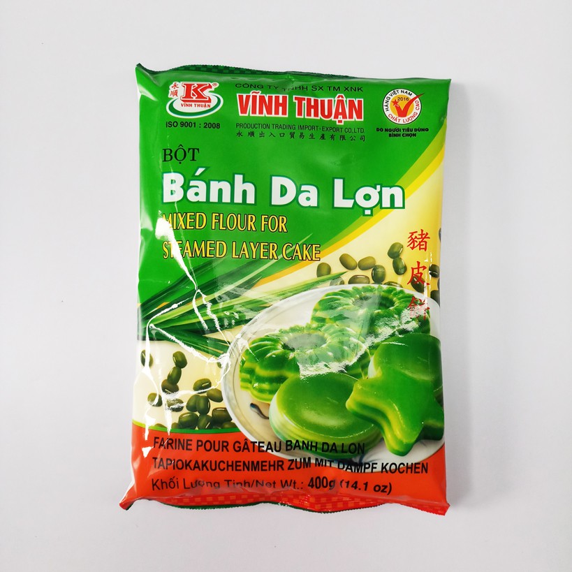 Bột bánh da lợn Vĩnh Thuận gói 400g Làm bánh ngon Date mới