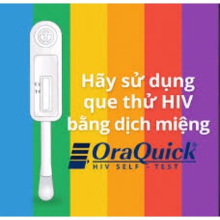 QUE TEST HIV BẰNG DỊCH MIỆNG,QUE THỬ HIV OraQuick không cần lấy máu