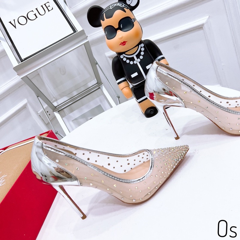 Giày cao gót lbt full đá 9p fullbox