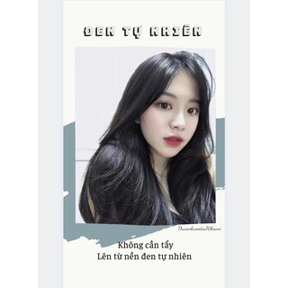 Thuốc nhuộm màu ĐEN TỰ NHIÊN kèm trợ oxy