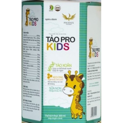 TẢO PRO KID TĂNG SỨC ĐỀ KHÁNG,HỖ TRỢ ĐIỀU TRỊ TÁO BÓN,BIẾNG ĂN,CÒI CỌC CỦA TRẺ NHỎ
