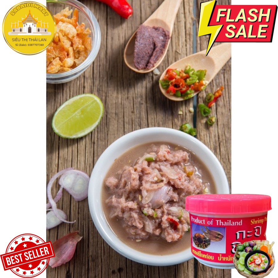 Mắm Ruốc Tôm Thái Hiệu Double Chicken, Mắm Ruốc Tôm Rayong Thái Lan 90g