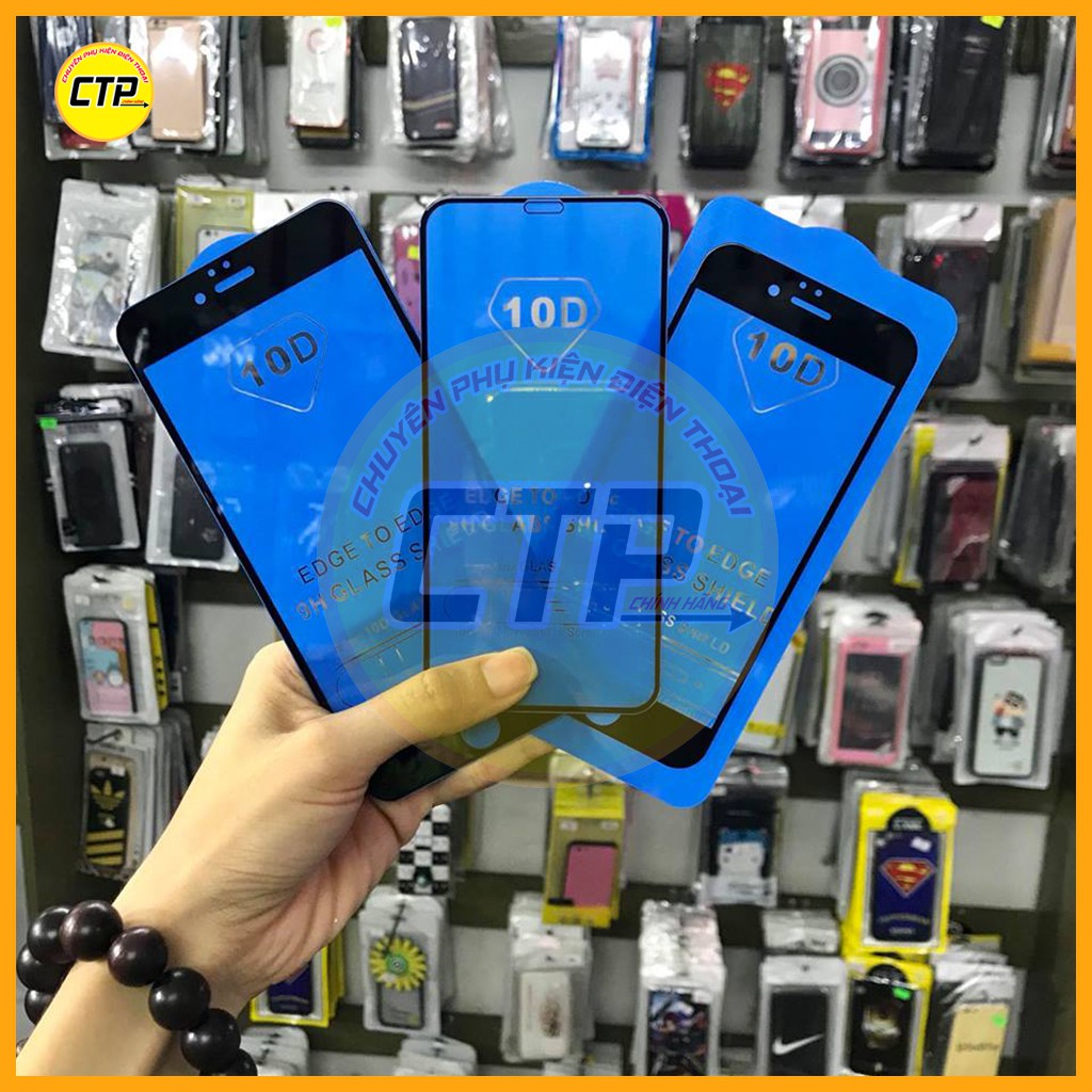 ⚡️FREESHIP Trên 50k⚡️Cường lực iphone 10D full màn cho Iphone 6/6s/6p/6sp/7/8/7p/8p/X/Xsmax/Xr/ip11/ip11pro/ip11promax | WebRaoVat - webraovat.net.vn