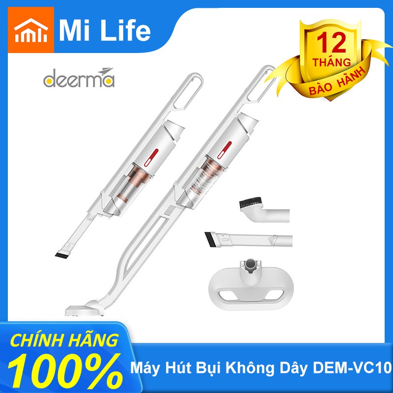 [Mã ELMS4 giảm 7% đơn 500K] Máy Hút Bụi Cầm Tay Không Dây Deerma DEM-VC10 ( Sạc Pin)