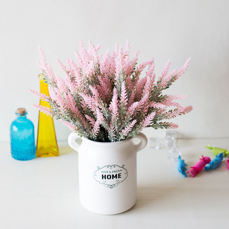 Cây hoa oải hương nhân tạo lãng mạn trang trí nhà cửa/ văn phòng DIY