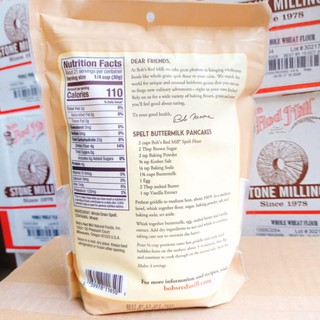 Bột mì Spelt hữu cơ Bob's Red Mill - 567gr