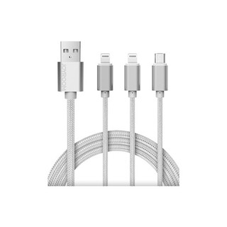 Cáp sạc siêu bền 3 đầu Lightning/micro USB/USB-C Joyroom S-M320 1.3m