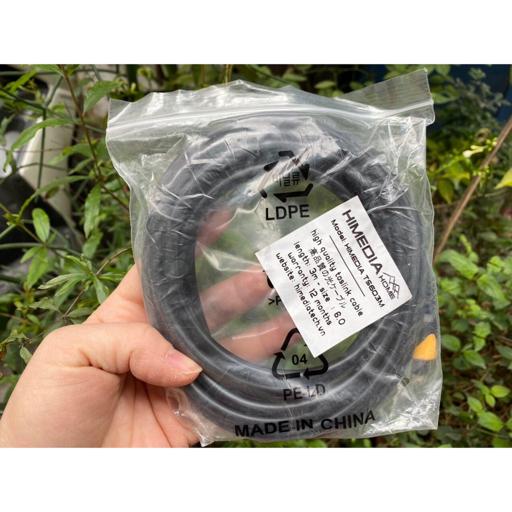 Dây Audio Quang 6.0  Dài 3m-Sản phẩm cao cấp 2021